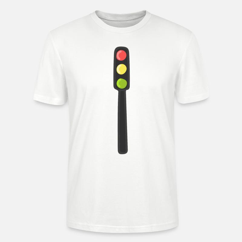 Feux de signalisation - T-shirt bio CRAFTER Stanley Stella Unisexe - blanc