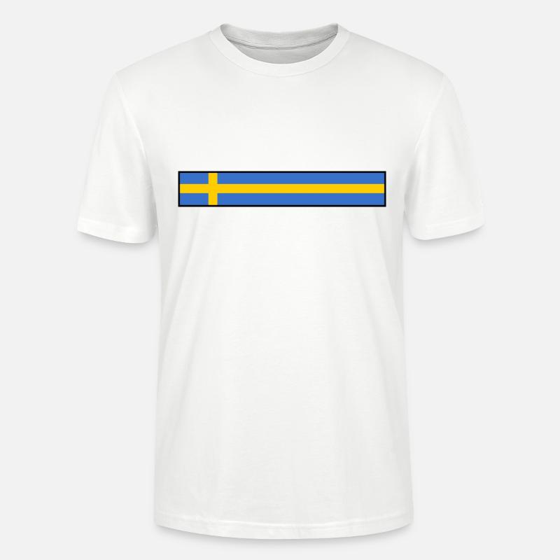 Suède - T-shirt bio CRAFTER Stanley Stella Unisexe - blanc