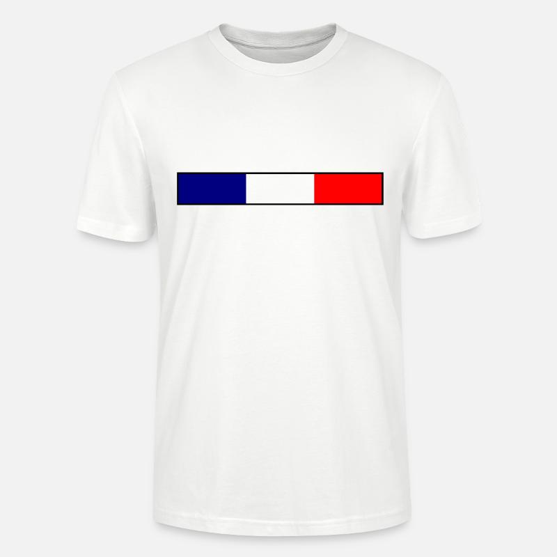 Frankreich - Stanley/Stella Unisex Bio-T-Shirt CRAFTER - Weiß
