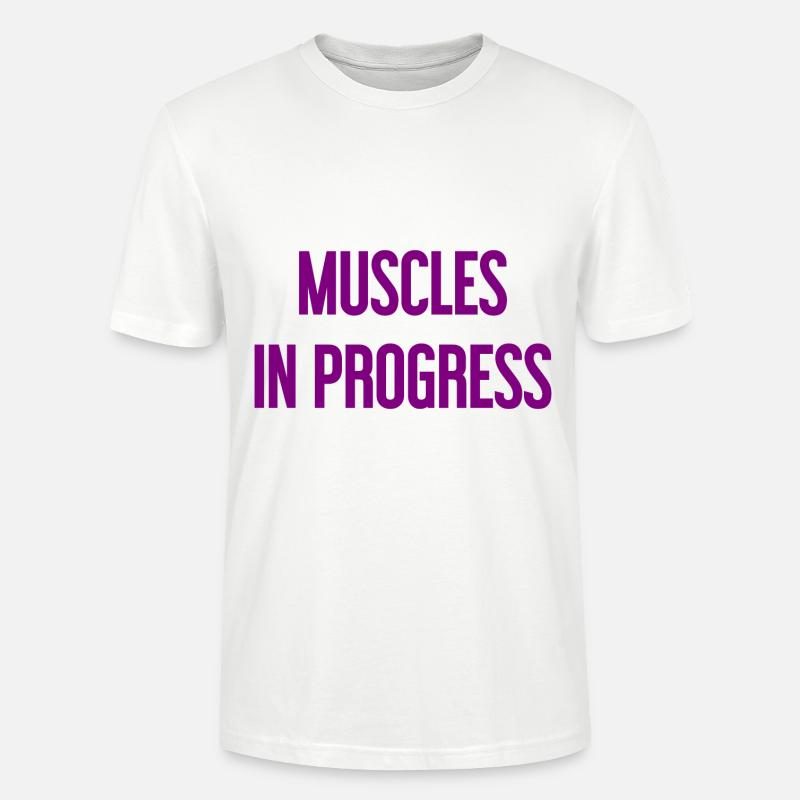 Muscles in Progress - Stanley/Stella Unisex Bio-T-Shirt CRAFTER - Weiß