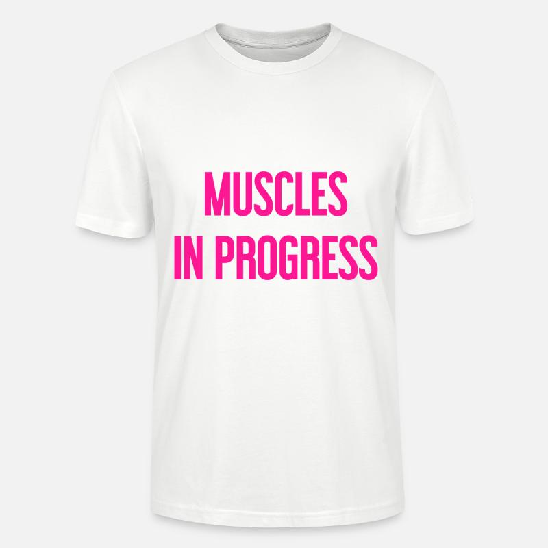Muscles in Progress - Stanley/Stella Unisex Bio-T-Shirt CRAFTER - Weiß