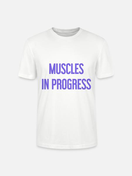 Muscles in Progress - Stanley/Stella Unisex Bio-T-Shirt CRAFTER - Weiß