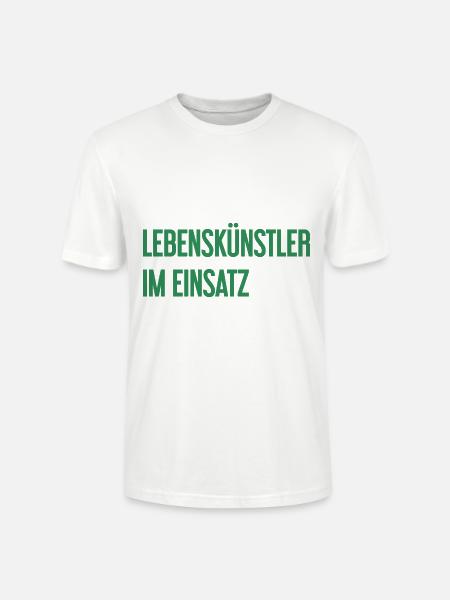 Lebenskünstler im Einsatz - Stanley/Stella Unisex Bio-T-Shirt CRAFTER - Weiß