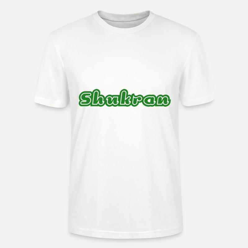 Shukran Danke Vielen Dank - Stanley/Stella Unisex Bio-T-Shirt CRAFTER - Weiß