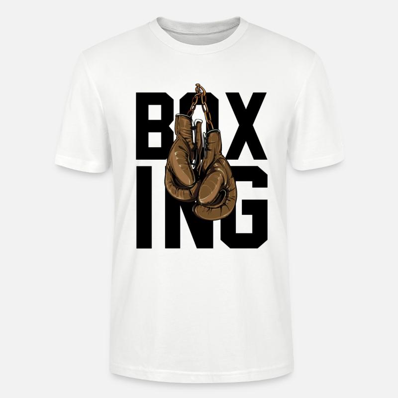 Gants de boxe Boxe - T-shirt bio CRAFTER Stanley Stella Unisexe - blanc