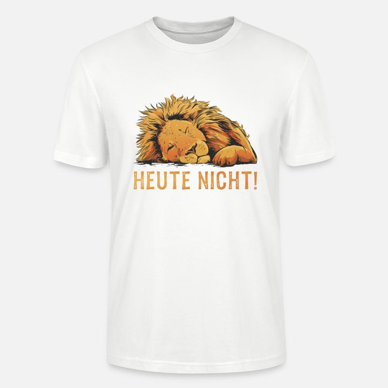 Heute Nicht Löwe - Stanley/Stella Unisex Bio-T-Shirt CRAFTER - Weiß