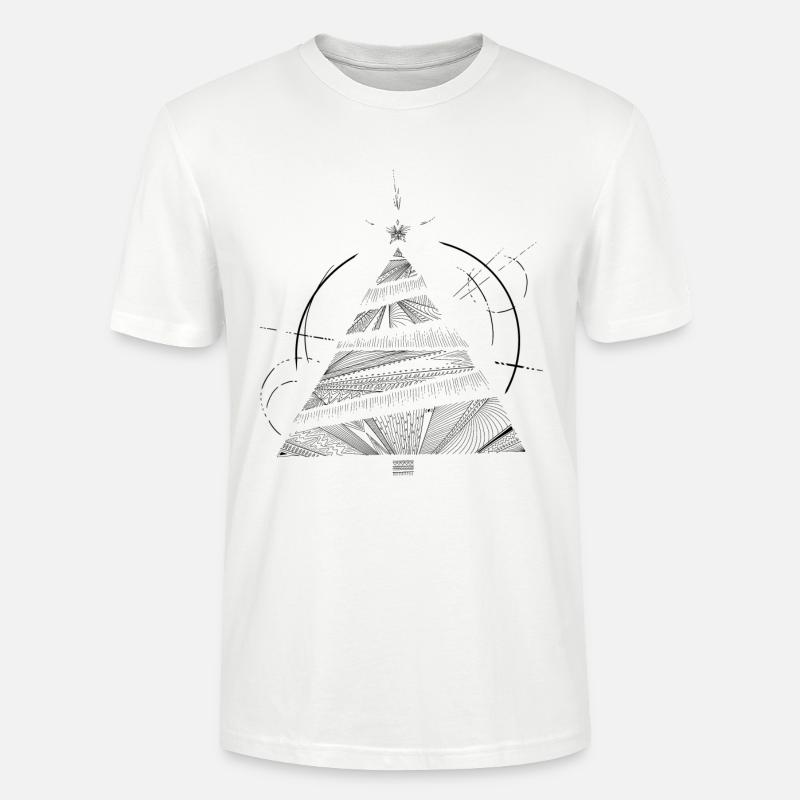 Christmas tree - Stanley/Stella Unisex Bio-T-Shirt CRAFTER - Weiß