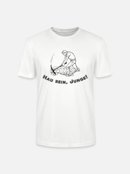 Hau rein - Stanley/Stella Unisex Bio-T-Shirt CRAFTER - Weiß
