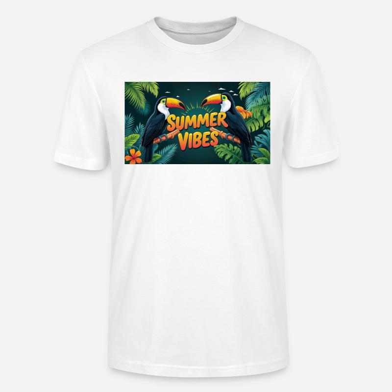 Tukan Summer Vibes - Stanley/Stella Unisex Bio-T-Shirt CRAFTER - Weiß