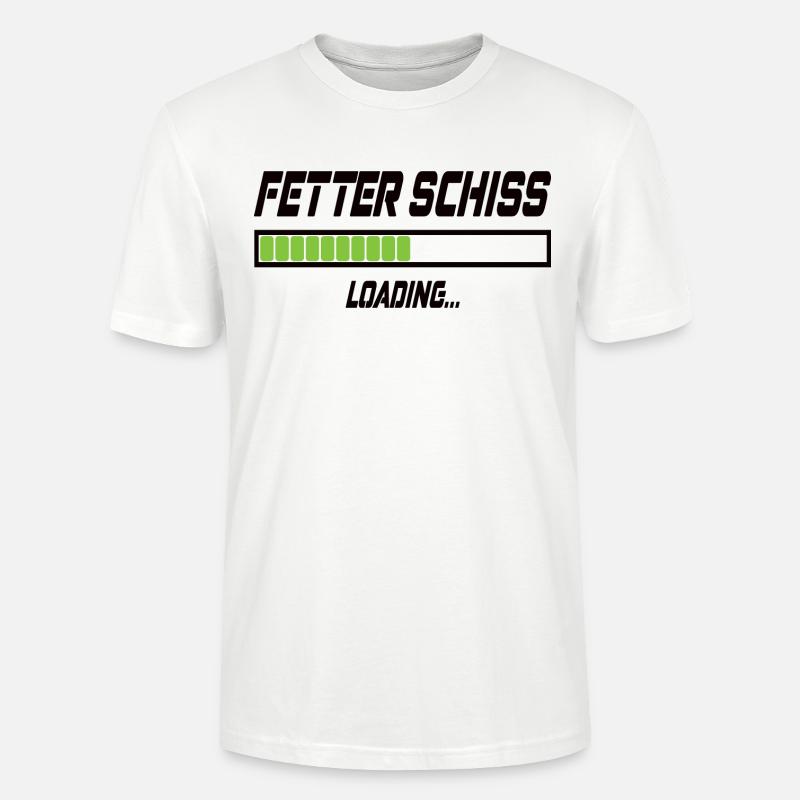 Fetter Schiss Loading... - Stanley/Stella Unisex Bio-T-Shirt CRAFTER - Weiß