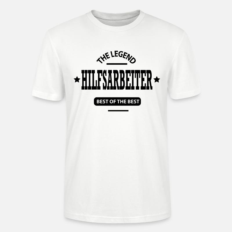 hilfsarbeiter - Stanley/Stella Unisex Bio-T-Shirt CRAFTER - Weiß