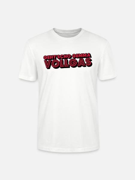 Geht'scho Gemma Vollgas - Stanley/Stella Unisex Bio-T-Shirt CRAFTER - Weiß