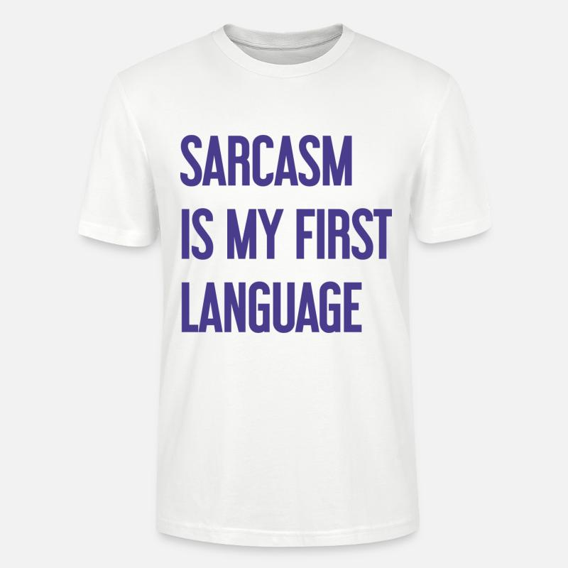 Sarkasmus-Profi - Stanley/Stella Unisex Bio-T-Shirt CRAFTER - Weiß