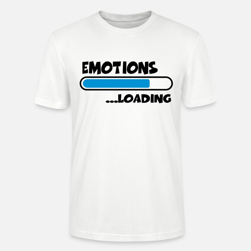 Emotions loading - T-shirt bio CRAFTER Stanley Stella Unisexe - blanc