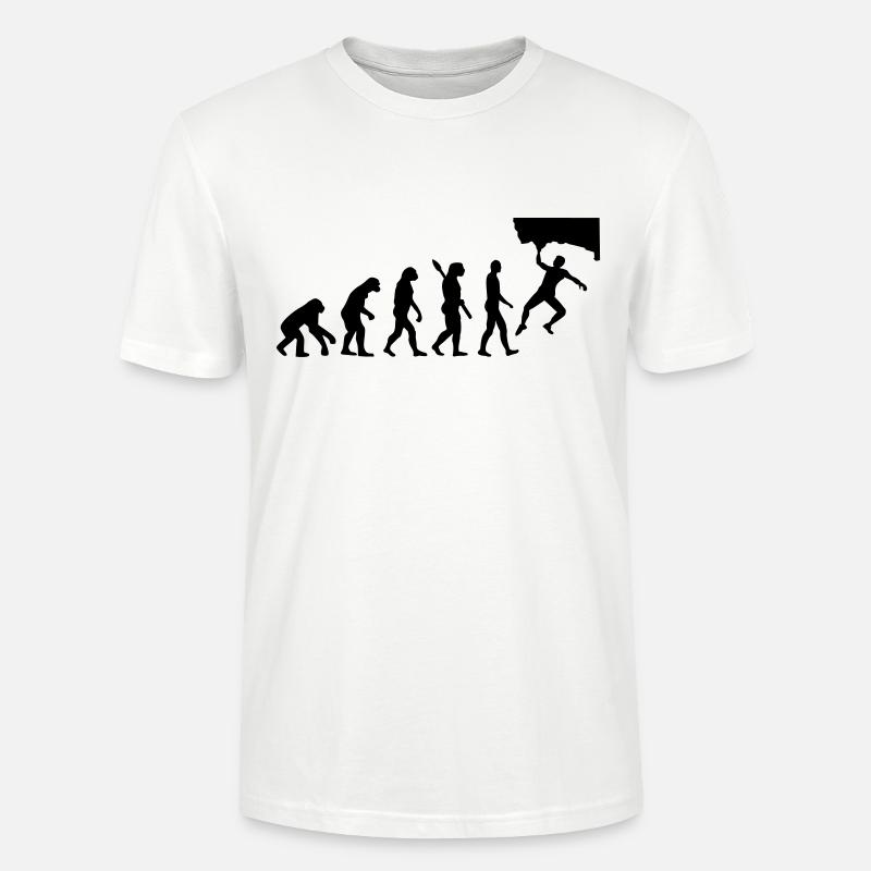Bouldern - Stanley/Stella Unisex Bio-T-Shirt CRAFTER - Weiß