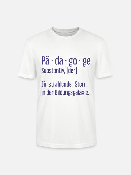 Pädagoge Pädagogen Schule Lehrer Unterricht - Stanley/Stella Unisex Bio-T-Shirt CRAFTER - Weiß