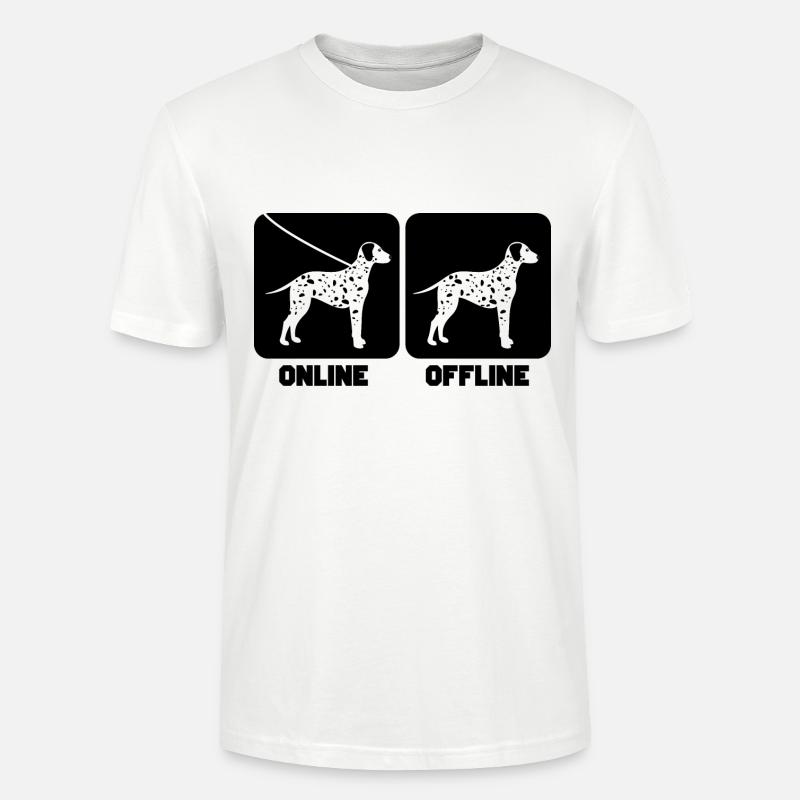 Dalmatiner - Stanley/Stella Unisex Bio-T-Shirt CRAFTER - Weiß