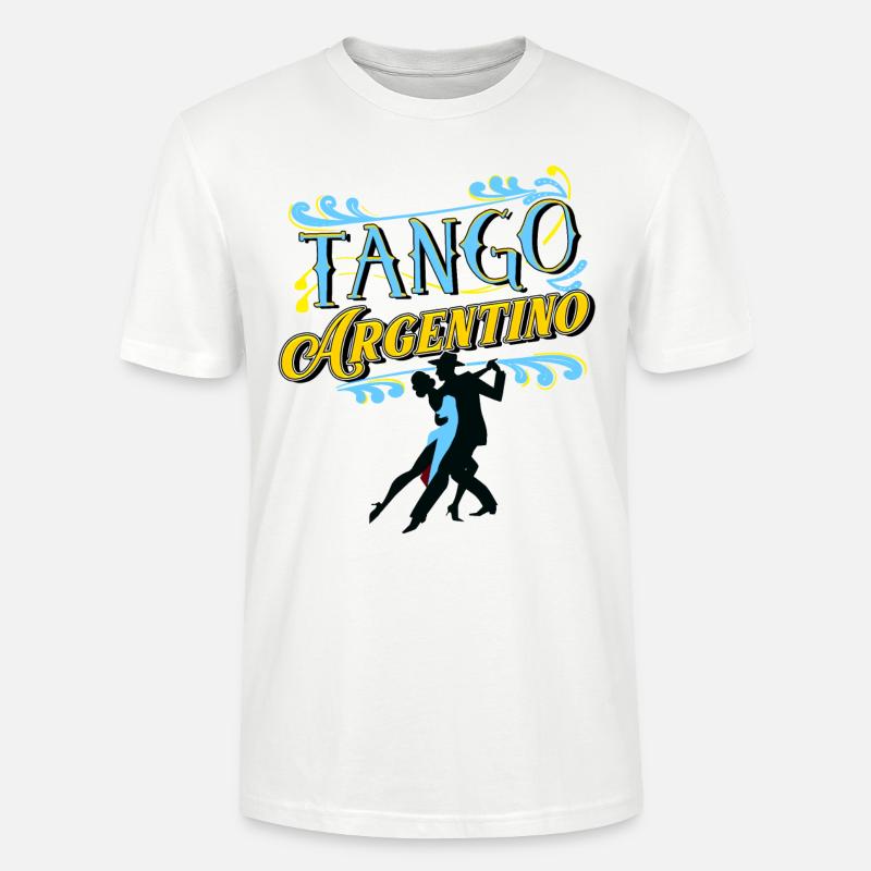 Tango, Tango Tänzer - Stanley/Stella Unisex Bio-T-Shirt CRAFTER - Weiß