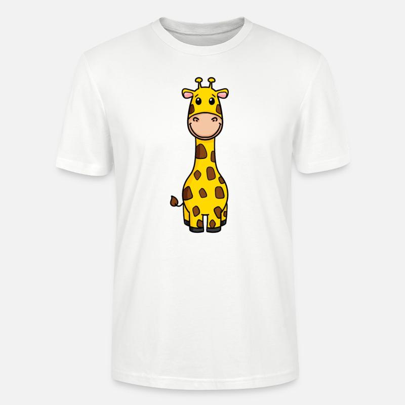 Giraffe - Stanley/Stella Unisex Bio-T-Shirt CRAFTER - Weiß