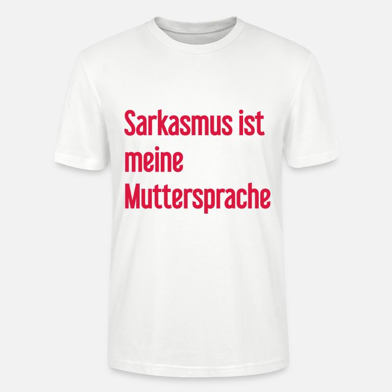 Sarkasmus-Profi - Stanley/Stella Unisex Bio-T-Shirt CRAFTER - Weiß