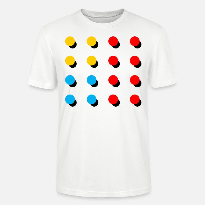 Creative dots - Stanley/Stella CRAFTER Unisex Organic T-Shirt - white