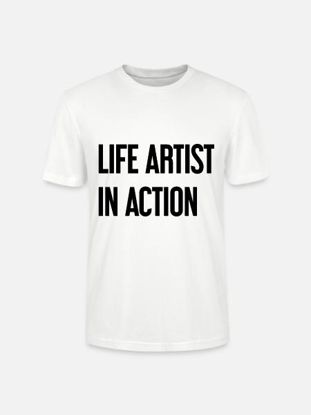 Lebenskünstler im Einsatz - Stanley/Stella Unisex Bio-T-Shirt CRAFTER - Weiß