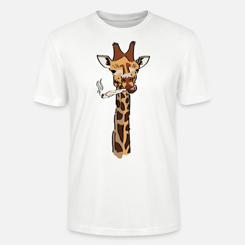 Psyche Girafe - T-shirt bio CRAFTER Stanley Stella Unisexe - blanc