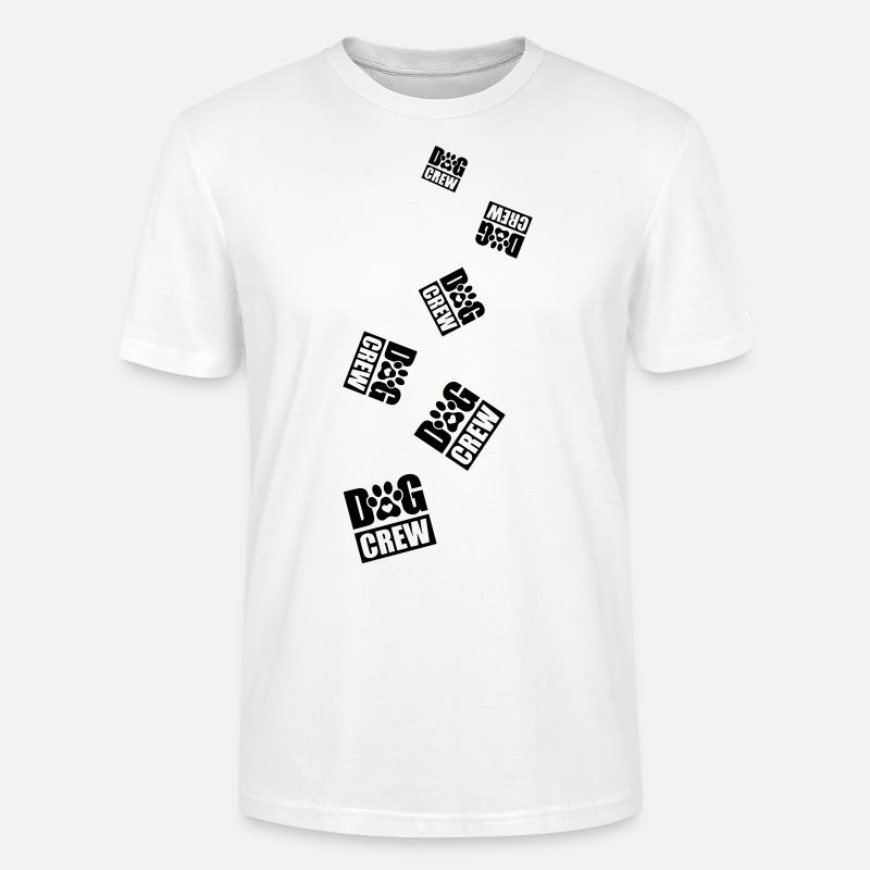 Équipage de chien - T-shirt bio CRAFTER Stanley Stella Unisexe - blanc