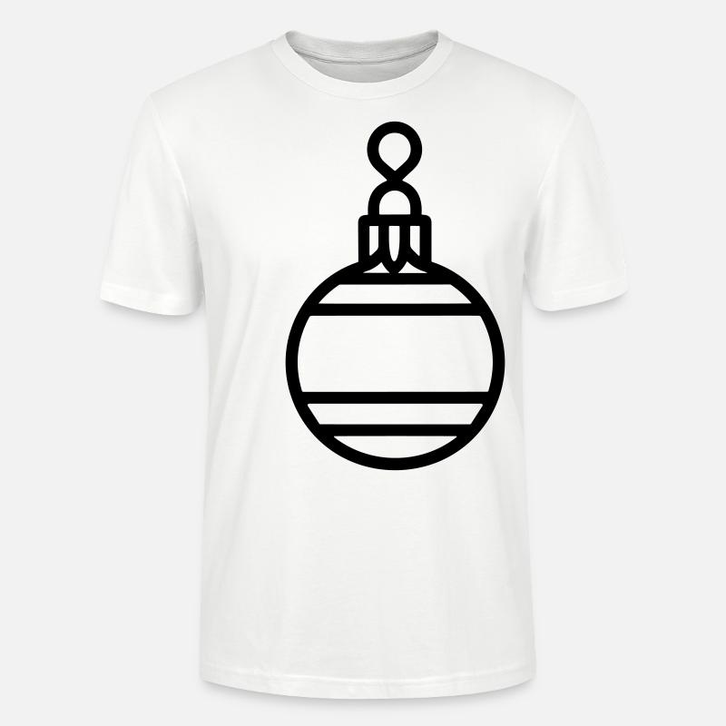 Weihnachtskugel - Stanley/Stella Unisex Bio-T-Shirt CRAFTER - Weiß