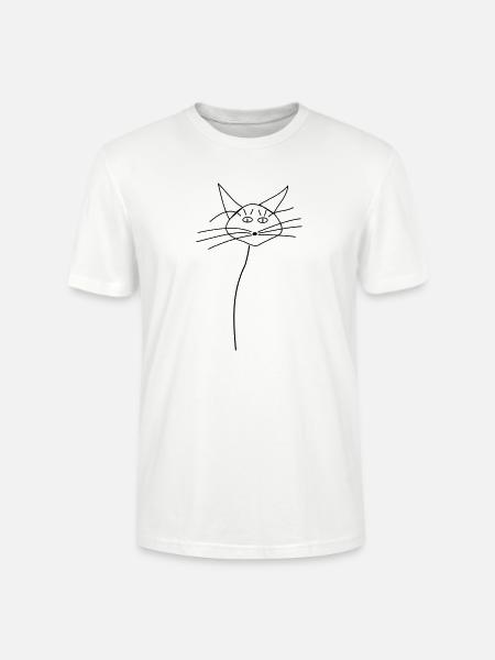 Katze Missblackcatalt5_1fabrig - Stanley/Stella Unisex Bio-T-Shirt CRAFTER - Weiß