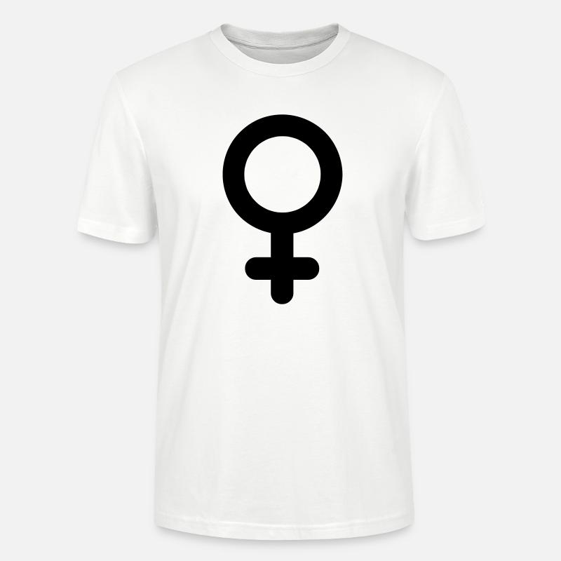 frauensymbol - Stanley/Stella Unisex Bio-T-Shirt CRAFTER - Weiß