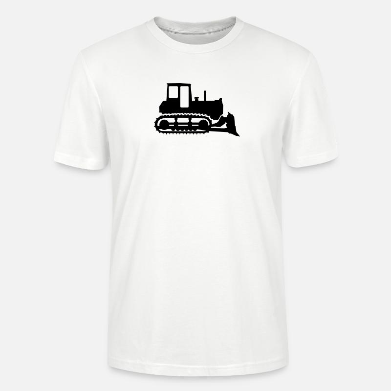Bulldozer - Stanley/Stella Unisex Bio-T-Shirt CRAFTER - Weiß
