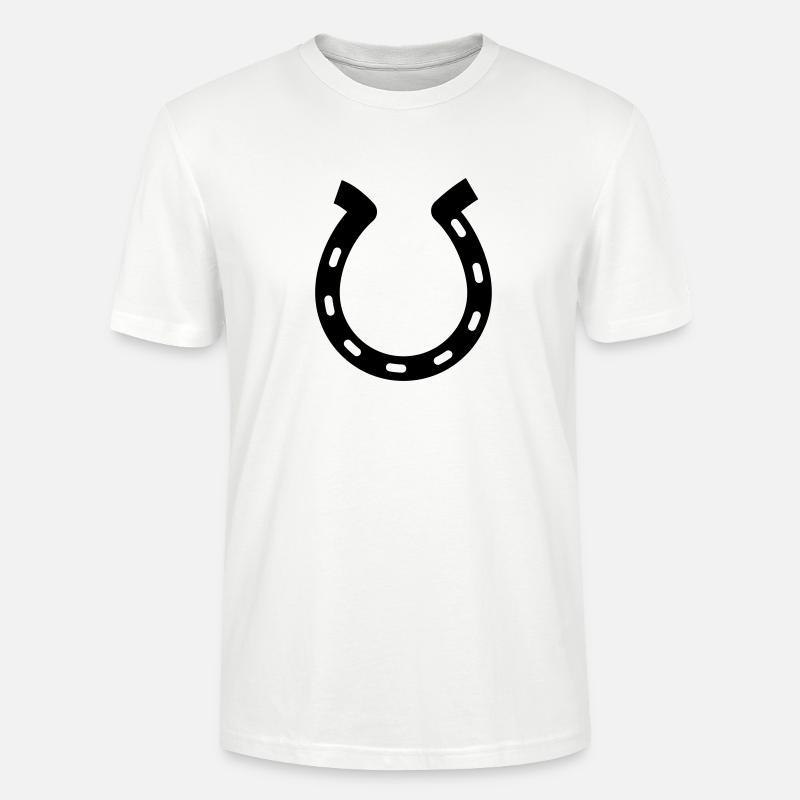 fer à cheval - T-shirt bio CRAFTER Stanley Stella Unisexe - blanc