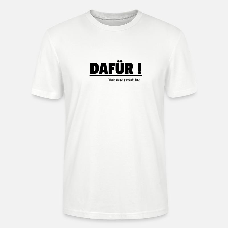 DAFUER - Stanley/Stella Unisex Bio-T-Shirt CRAFTER - Weiß