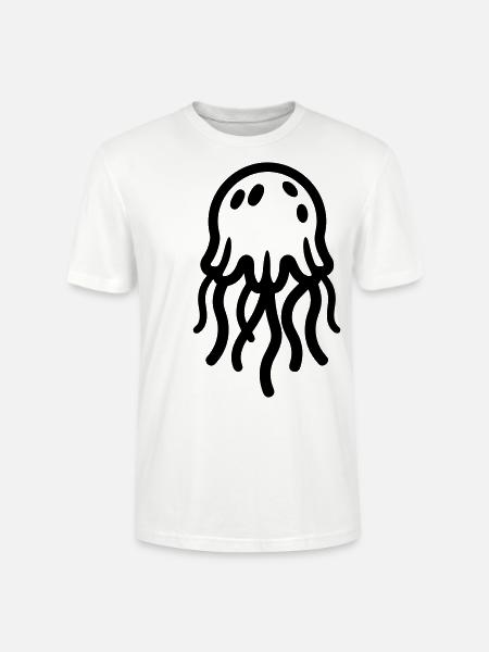 Qualle - Stanley/Stella Unisex Bio-T-Shirt CRAFTER - Weiß