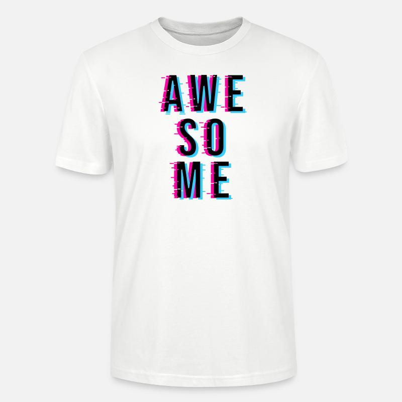 AWESOME - Stanley/Stella Unisex Bio-T-Shirt CRAFTER - Weiß