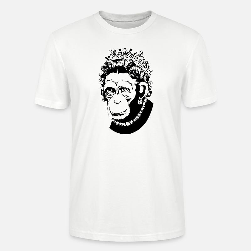 Reine des singes - T-shirt bio CRAFTER Stanley Stella Unisexe - blanc