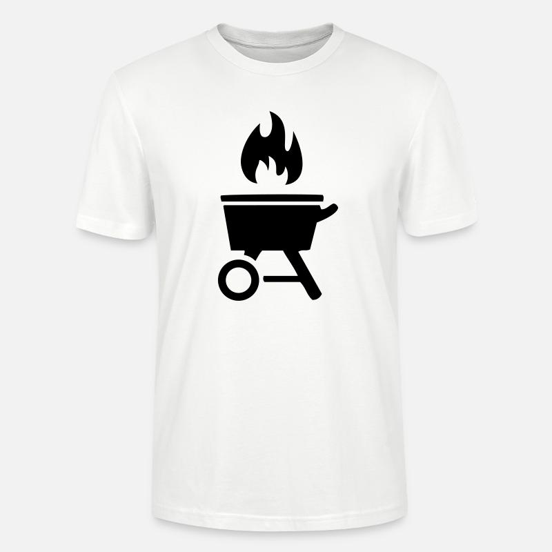 Grillade - T-shirt bio CRAFTER Stanley Stella Unisexe - blanc