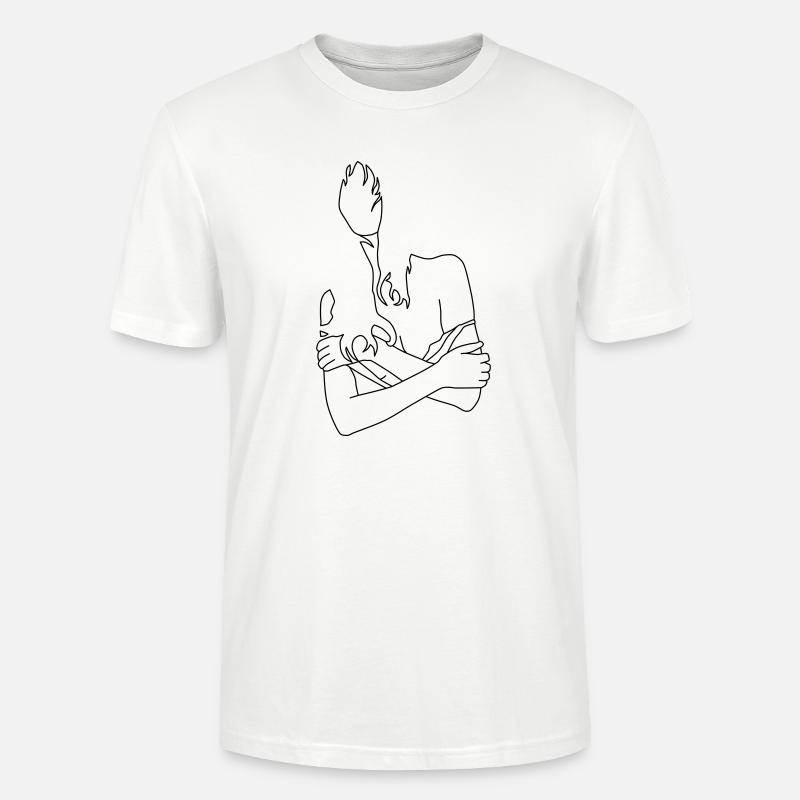 schulter 2 - Stanley/Stella Unisex Bio-T-Shirt CRAFTER - Weiß
