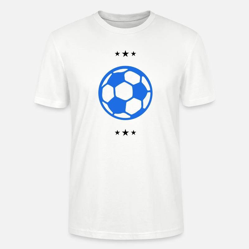 fussball - Stanley/Stella Unisex Bio-T-Shirt CRAFTER - Weiß