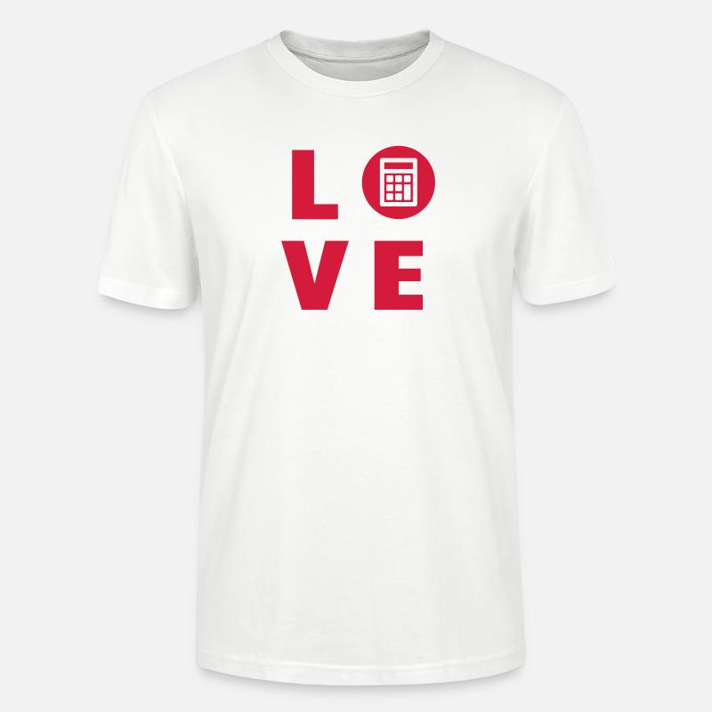 comptable / comptabilité / compter / chiffre - T-shirt bio CRAFTER Stanley Stella Unisexe - blanc