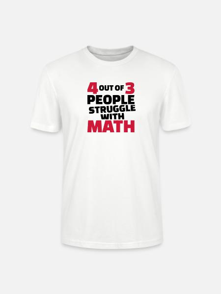Mathe - Stanley/Stella Unisex Bio-T-Shirt CRAFTER - Weiß