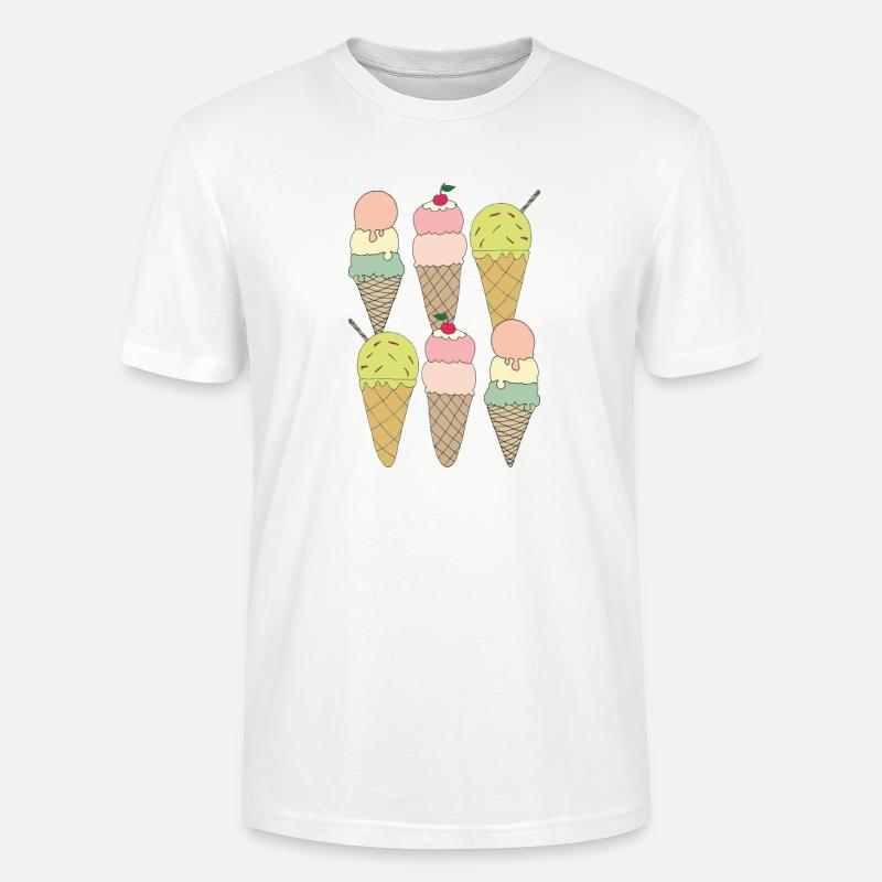 variations de glace 6x - T-shirt bio CRAFTER Stanley Stella Unisexe - blanc