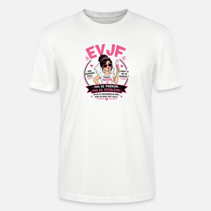 EVJF Future Madame  - T-shirt bio CRAFTER Stanley Stella Unisexe - blanc