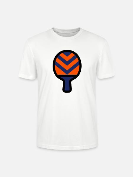 Tischtennisschläger Tischtennis Verein Sport - Stanley/Stella Unisex Bio-T-Shirt CRAFTER - Weiß