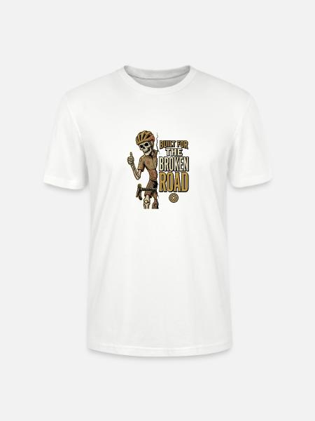 Built For The Broken Road - Stanley/Stella Unisex Bio-T-Shirt CRAFTER - Weiß