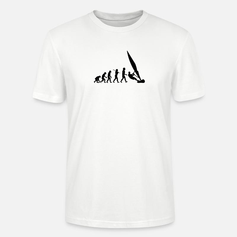 ws01 windsurf evolution - Stanley/Stella Unisex Bio-T-Shirt CRAFTER - Weiß