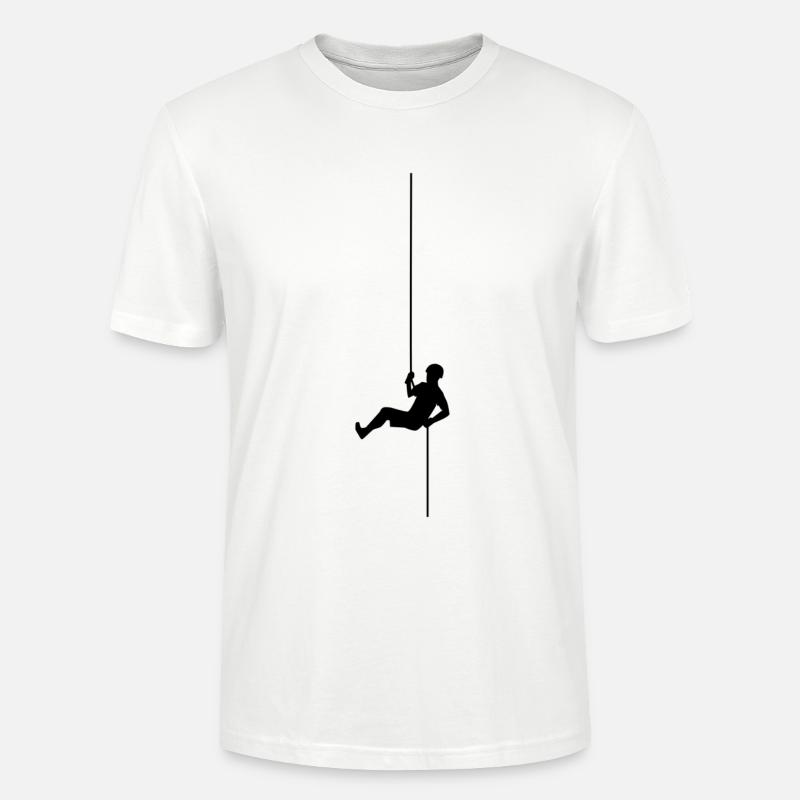 Klettern Hill Climbing - Stanley/Stella Unisex Bio-T-Shirt CRAFTER - Weiß