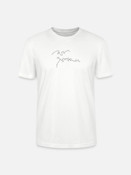 wir zusammen - Stanley/Stella Unisex Bio-T-Shirt CRAFTER - Weiß