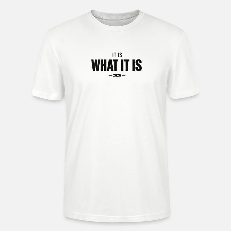 C’est ce que c’est 2026 - T-shirt bio CRAFTER Stanley Stella Unisexe - blanc